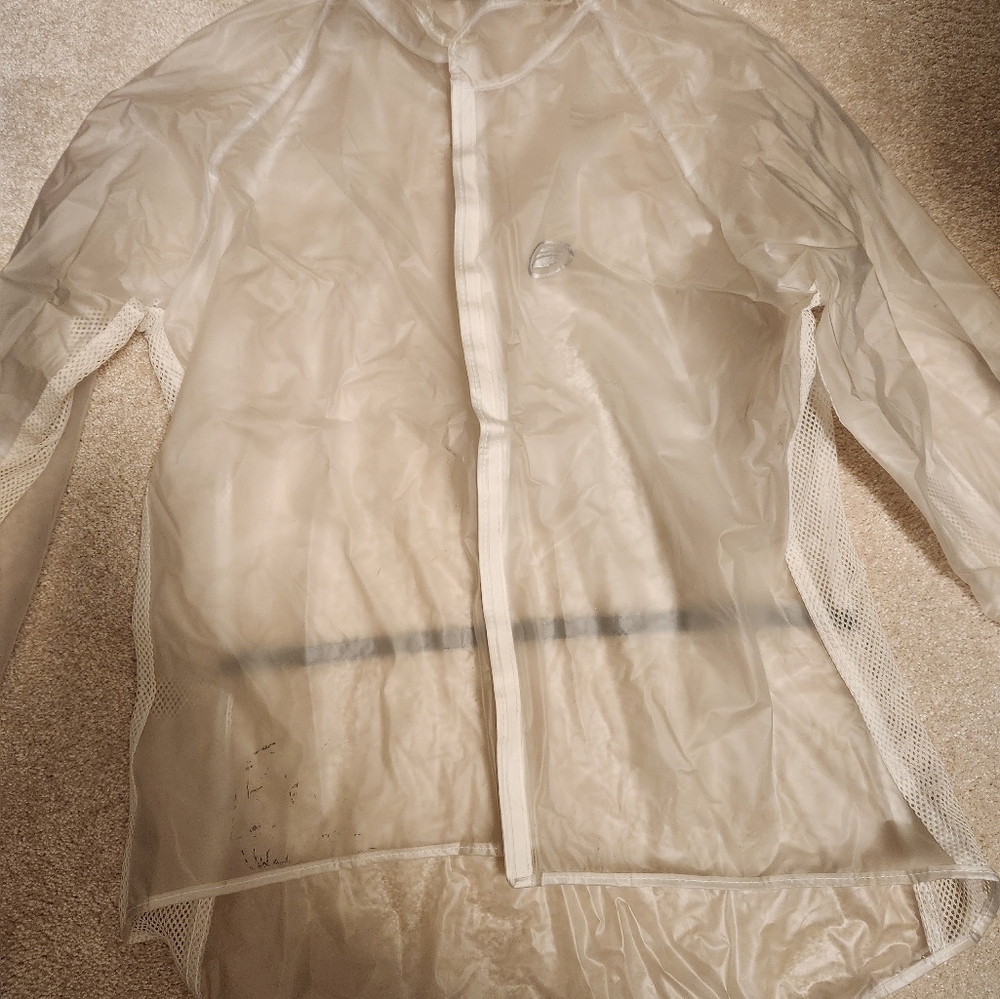 Men's cycling rain jacket, size Small
